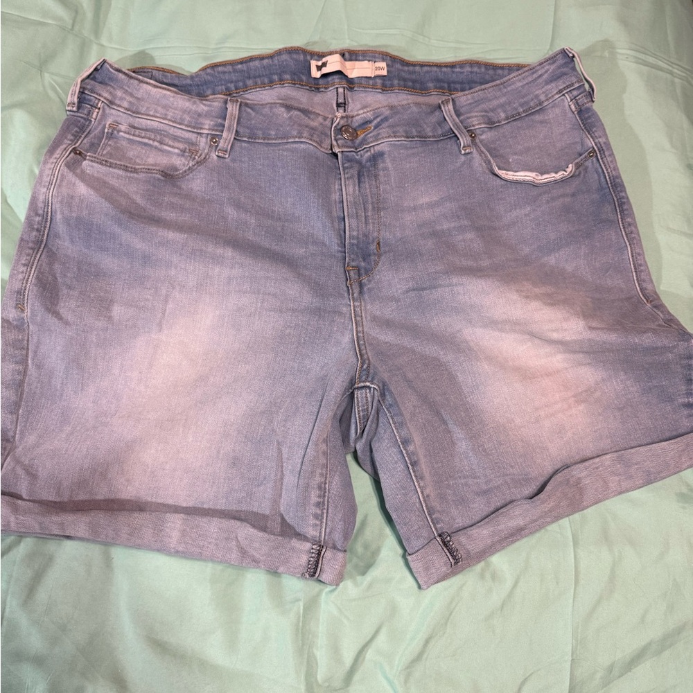Plus size Jean shorts